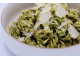 Cornet of pasta met groen pesto